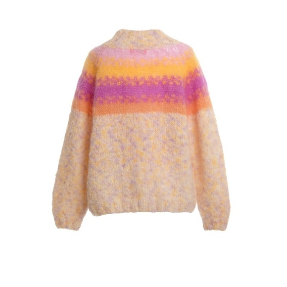 ROSE CARMINE Mohair Wool Alpaca Lightweight Soft Sweater Size 1/Small/Medium - Picture 3 of 10